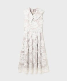GRACE CONTINENTAL ローズ刺繍ワンピース