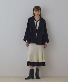 GRACE CONTINENTAL ファーポケットピーコート