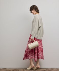 GRACE CONTINENTAL オーナメントジャガードハンカチヘムスカート