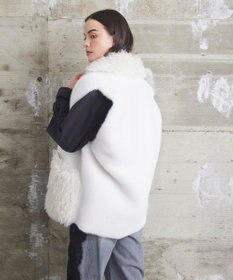 GRACE CONTINENTAL 【LOU ANDREA】フェイクポケットジレ