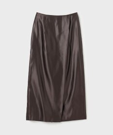 GRACE CONTINENTAL コーティングラップスカート