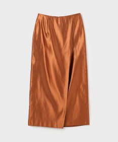 GRACE CONTINENTAL コーティングラップスカート