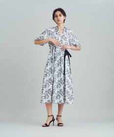 【完売品】ステッチフラワーembワンピース／グレースコンチネンタル ステッチフラワーembワンピース / GRACE CONTINENTAL | GRACE