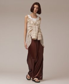 GRACE CONTINENTAL オーガン2WAYシャツ ベージュ