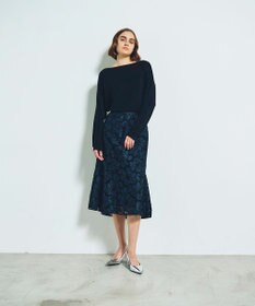 GRACE CONTINENTAL ローズレーススカート