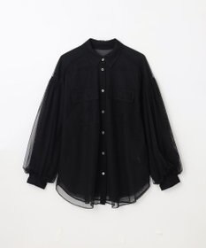 GRACE CONTINENTAL チュールレイヤードシャツ