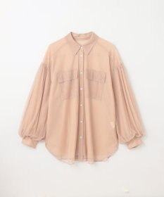 GRACE CONTINENTAL チュールレイヤードシャツ