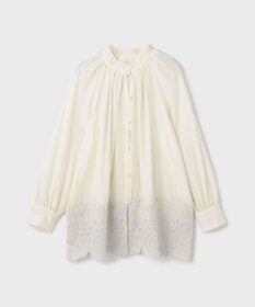 GRACE CONTINENTAL ヘムレースギャザートップ