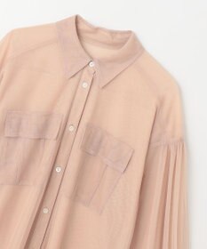 GRACE CONTINENTAL チュールレイヤードシャツ