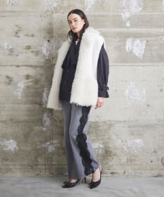 GRACE CONTINENTAL 【LOU ANDREA】フェイクポケットジレ