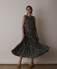 GRACE CONTINENTAL ティアードロングワンピース