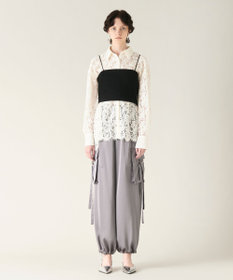 GRACE CONTINENTAL コードレースオーバーシャツ