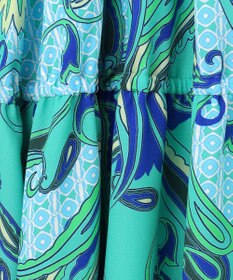 GRACE CONTINENTAL ペイズリープリントギャザスカート