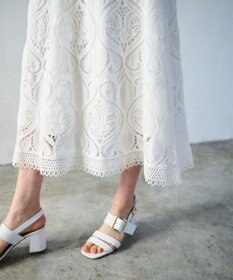 GRACE CONTINENTAL エンブロイダリーロングスカート