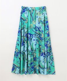 GRACE CONTINENTAL ペイズリープリントギャザスカート