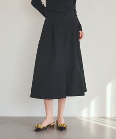 GRACE CONTINENTAL トリアセタックキュロット ブラック