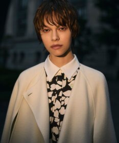 GRACE CONTINENTAL ストール付リバーケープ