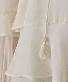 GRACE CONTINENTAL シフォンフレアブラウス