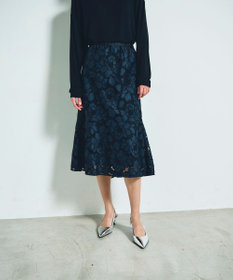 GRACE CONTINENTAL ローズレーススカート
