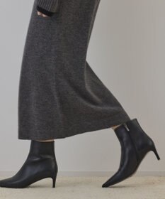 GRACE CONTINENTAL バイカラーオフショルニットワンピース