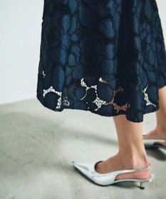 GRACE CONTINENTAL ローズレーススカート