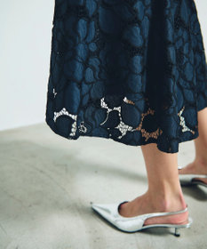 GRACE CONTINENTAL ローズレーススカート