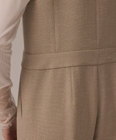 GRACE CONTINENTAL ツイードテーラーサロペット