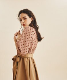 フェザードットコンビワンピース / GRACE CONTINENTAL | GRACE フェザードットコンビワンピース / GRACE CONTINENTAL | GRACE