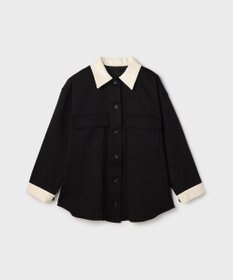 GRACE CONTINENTAL レザーカットシャツ