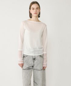 GRACE CONTINENTAL シアーアセテートカットトップ