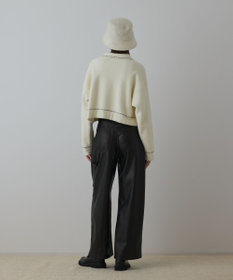 GRACE CONTINENTAL ステッチニットジャケット