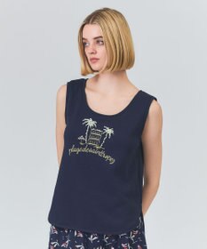 GRACE CONTINENTAL ビジューモチーフノースリーブ