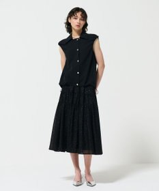 GRACE CONTINENTAL シフォンカットジャガードスカート