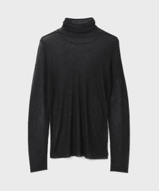 GRACE CONTINENTAL シアーリブタートルトップ