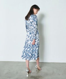 GRACE CONTINENTAL オリエンタルフラワープリントワンピース