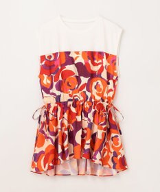 GRACE CONTINENTAL ペイントカラープリントトップ