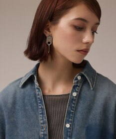 GRACE CONTINENTAL デニム2WAYシャツ