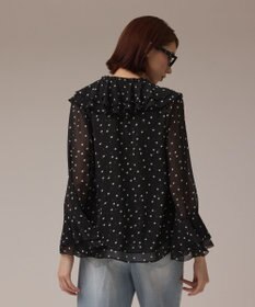 GRACE CONTINENTAL ラッフルドットトップ