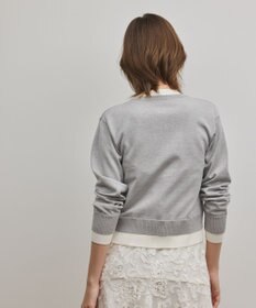 GRACE CONTINENTAL レイヤード風ニットカーディガン