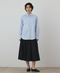 GRACE CONTINENTAL ピンタックドレスシャツ