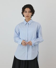 GRACE CONTINENTAL ピンタックドレスシャツ
