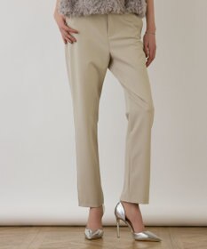 GRACE CONTINENTAL ストレッチテーパードパンツ