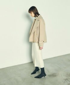 シャギーライダースコート / GRACE CONTINENTAL | GRACE CONTINENTAL 