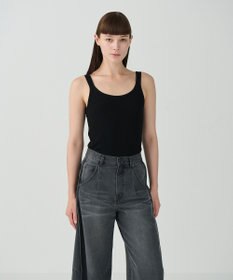 GRACE CONTINENTAL シルクカシミヤタンクトップ ブラック