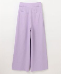 GRACE CONTINENTAL ツータックベルトワイドパンツ