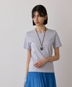 GRACE CONTINENTAL コンパクト天竺トップ ブルー