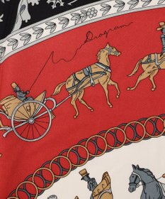 GRACE CONTINENTAL ホースプリントスカーフ