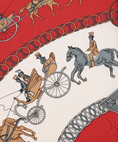 GRACE CONTINENTAL ホースプリントスカーフ