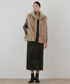 GRACE CONTINENTAL フェイクファージレ