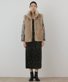GRACE CONTINENTAL フェイクファージレ